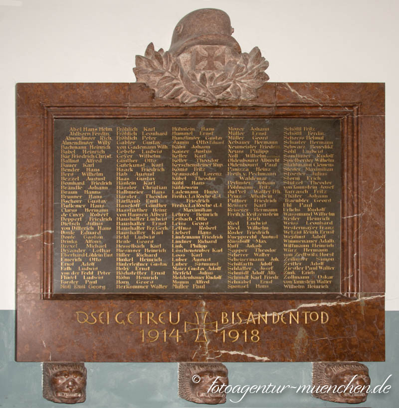 Kriegergedenktafel -Erlöserkirche