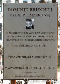Gerhard Willhalm – Dominik-Brunner-Mahnmal