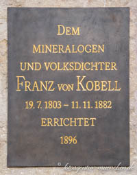  - Gedenktafel - Franz von Kobell