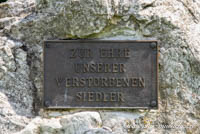 Denkmal - Siedler Kaltherberge – Foto aus München