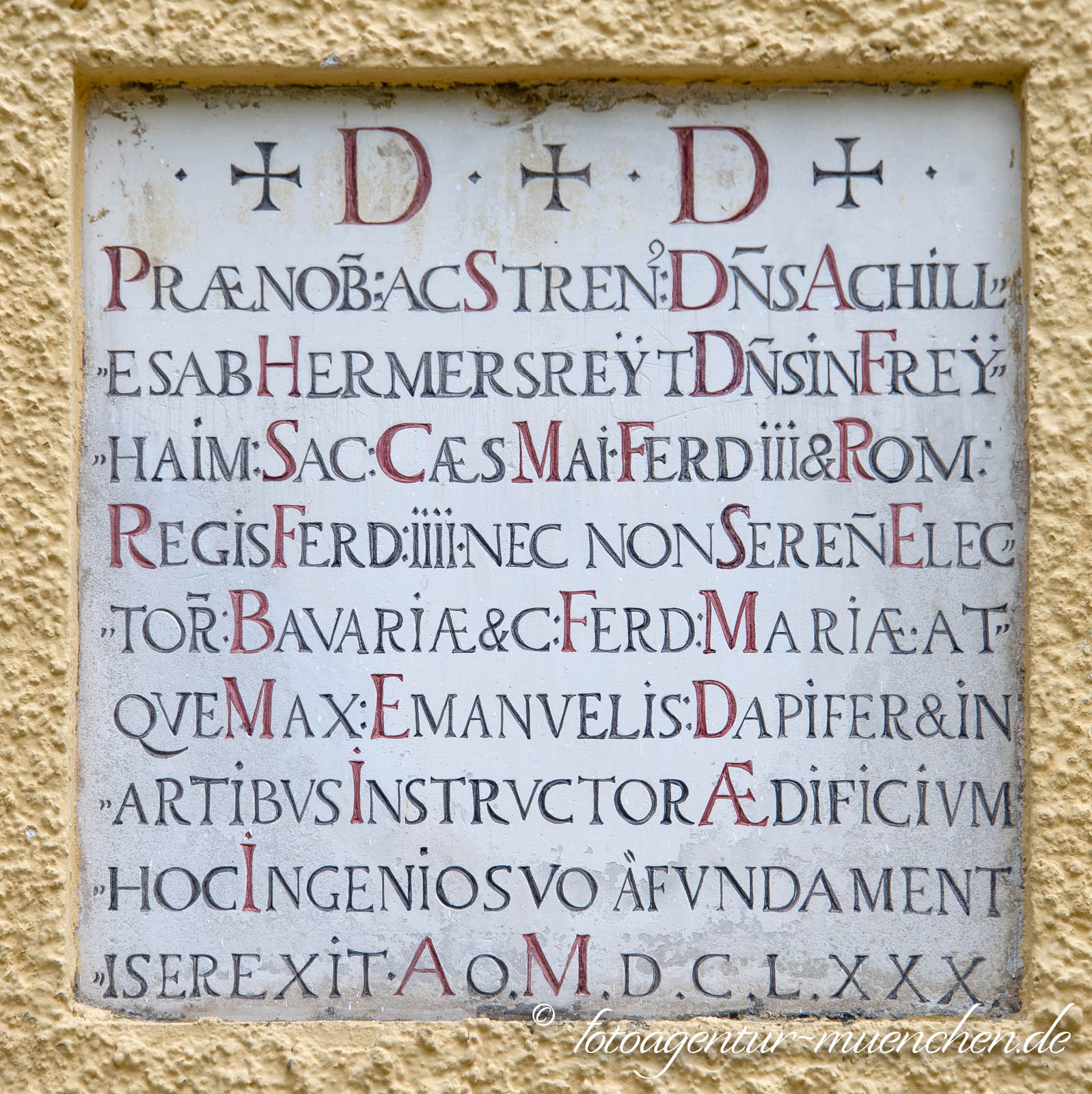 Gedenktafel am Freihamer Schloss