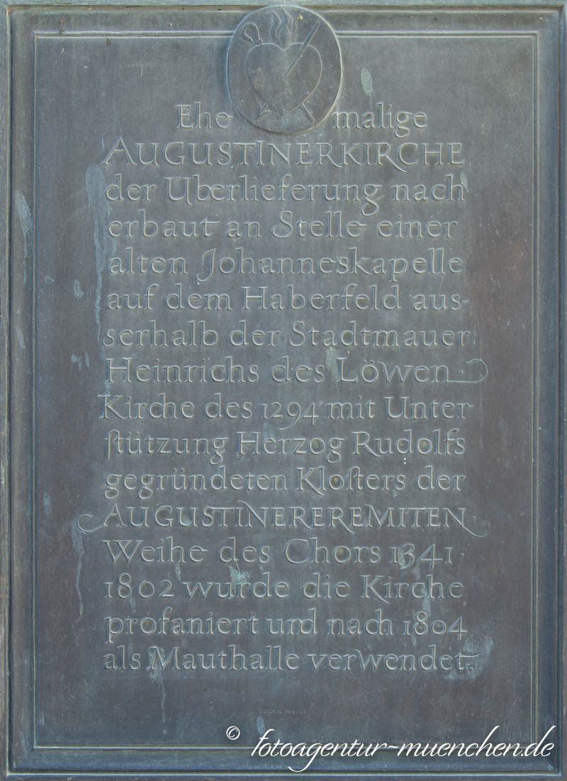 Gedenktafel - Augustinerkirche