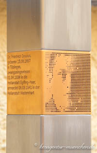 Gerhard Willhalm – Erinnerungszeichen - Mauerkircherstraße 13