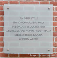  - Gedenktafel - Ludwig von Schwanthaler
