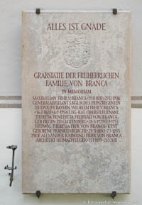Grabstätte – Alexander von Branca