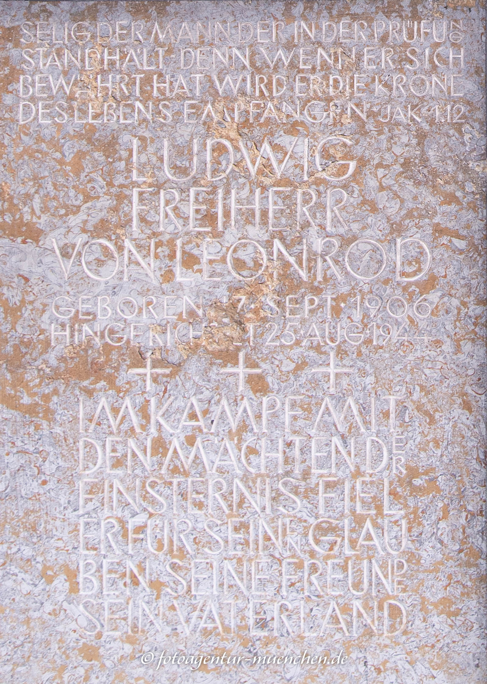Gedenktafel - Ludwig Freiherr von Leopold