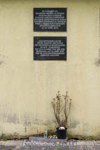 Gedenktafel KZ-Außenlager Ludwigsfeld – Foto aus München