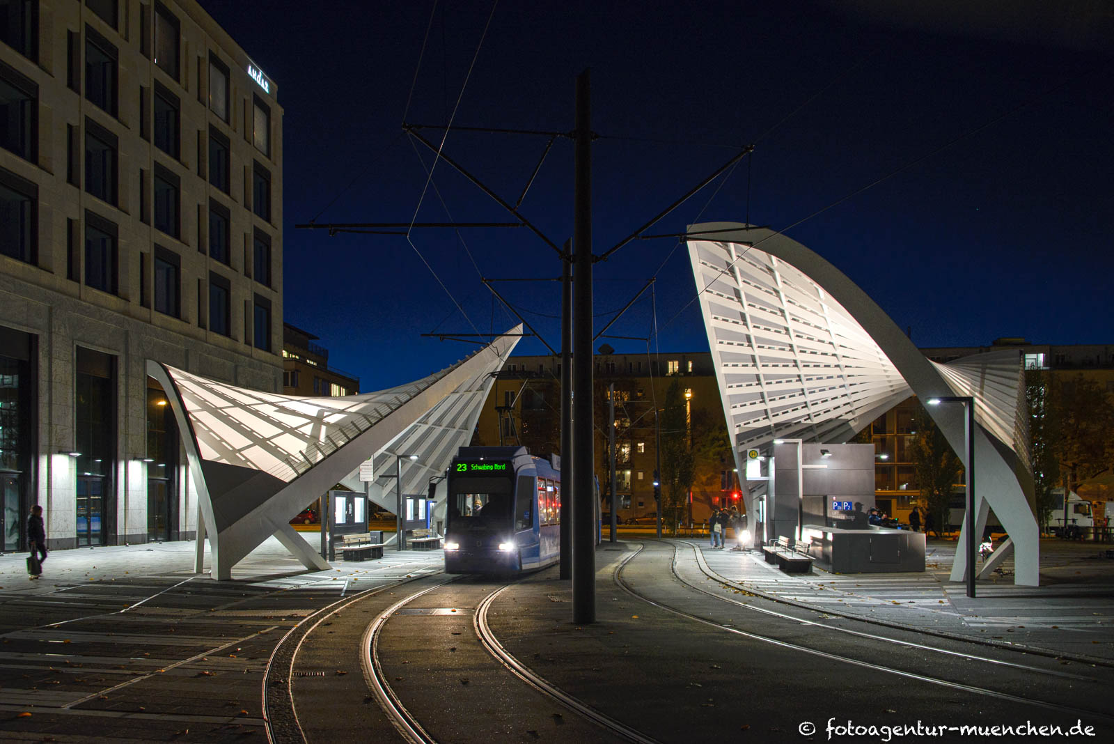 Straßenbahnhaltestelle Schwabinger Tor
