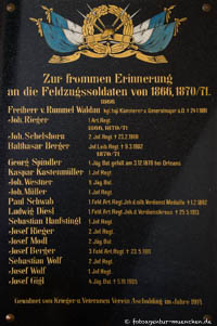 Gerhard Willhalm – Kriegergedenktafel