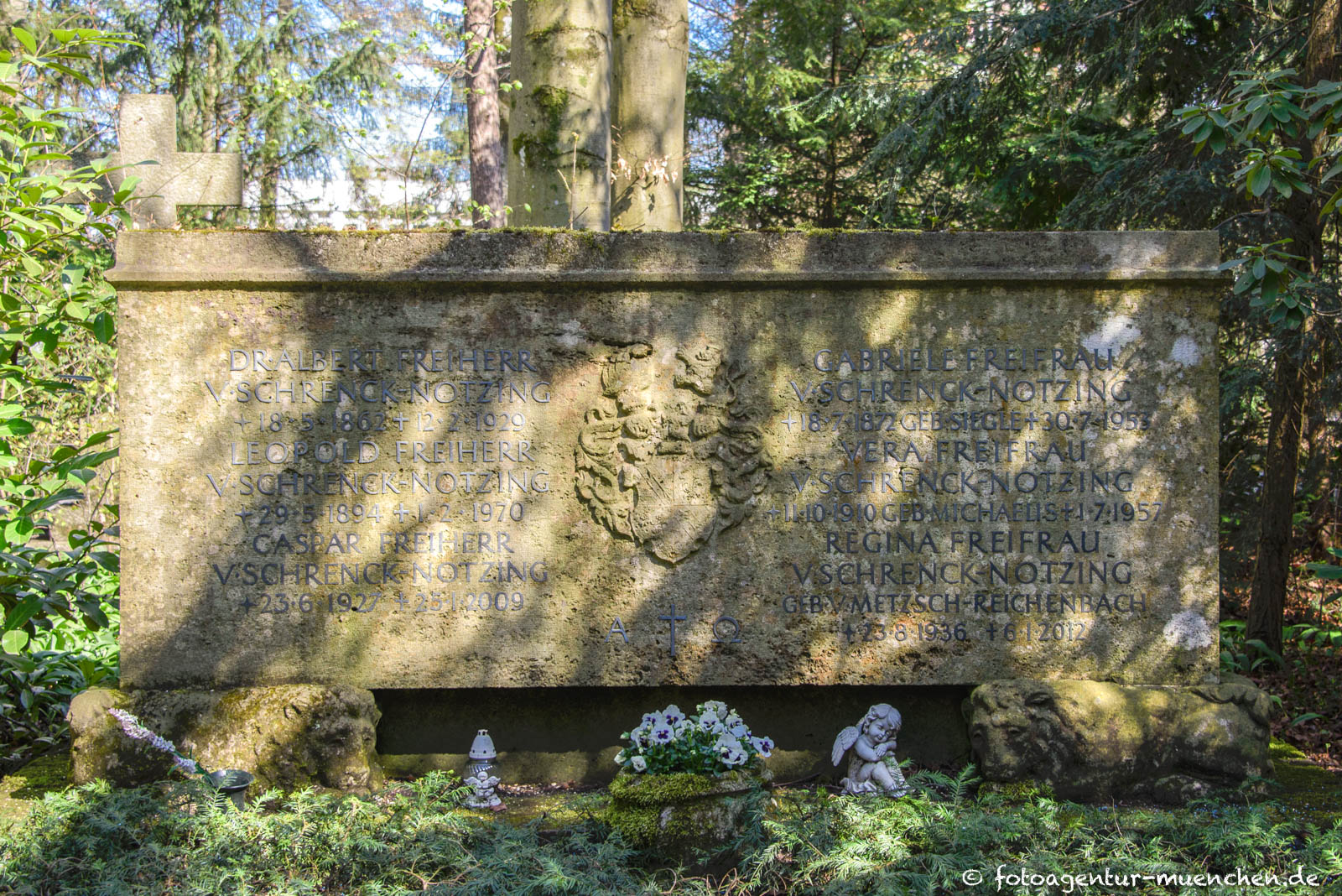 Grab - Albert Freiherr von Schrenck-Notzing