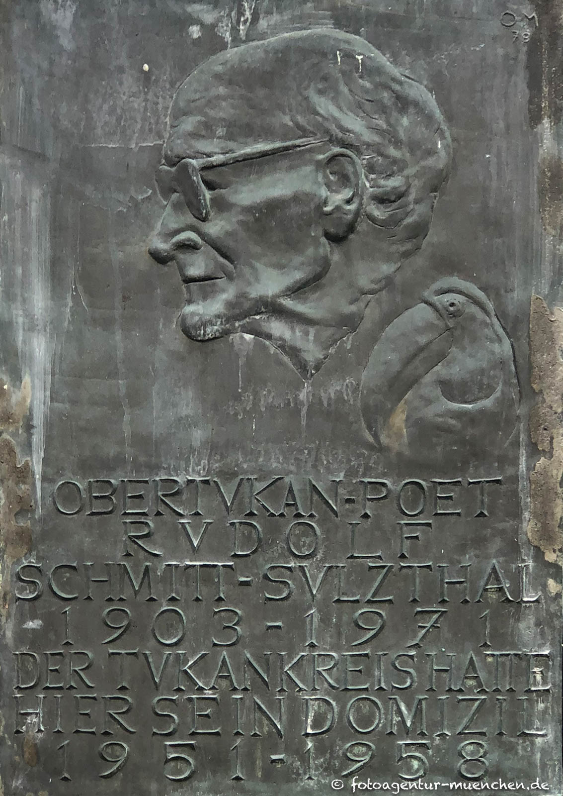 Gedenktafel für Rudolf Schmitt-Sulzthal
