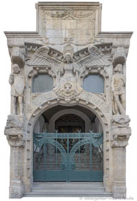 Flossmann Josef - Schulhaus-Portal an der Haimhauserstraße