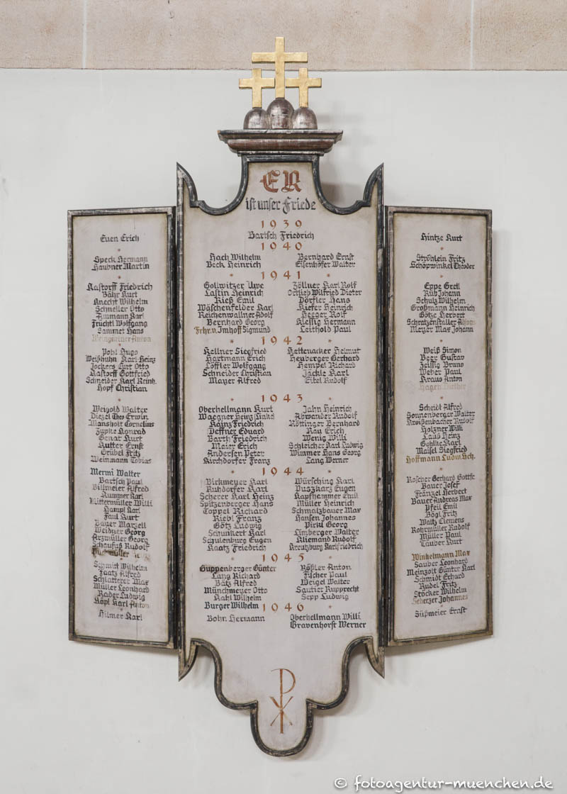 Kriegergedenktafel - Christuskirche