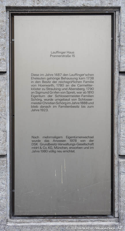 Gedenktafel - Lauffinger Haus