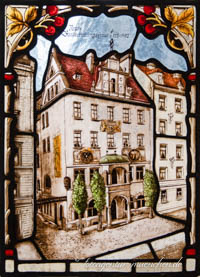 Gerhard Willhalm – Glasfenster - Neues Bäckerinnungshaus