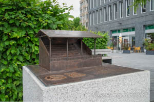 Denkmal - Erster Fußballplatz – Foto aus München