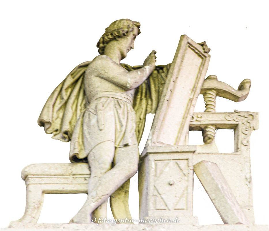 Lithographie – Denkmal/Kunstwerk in München