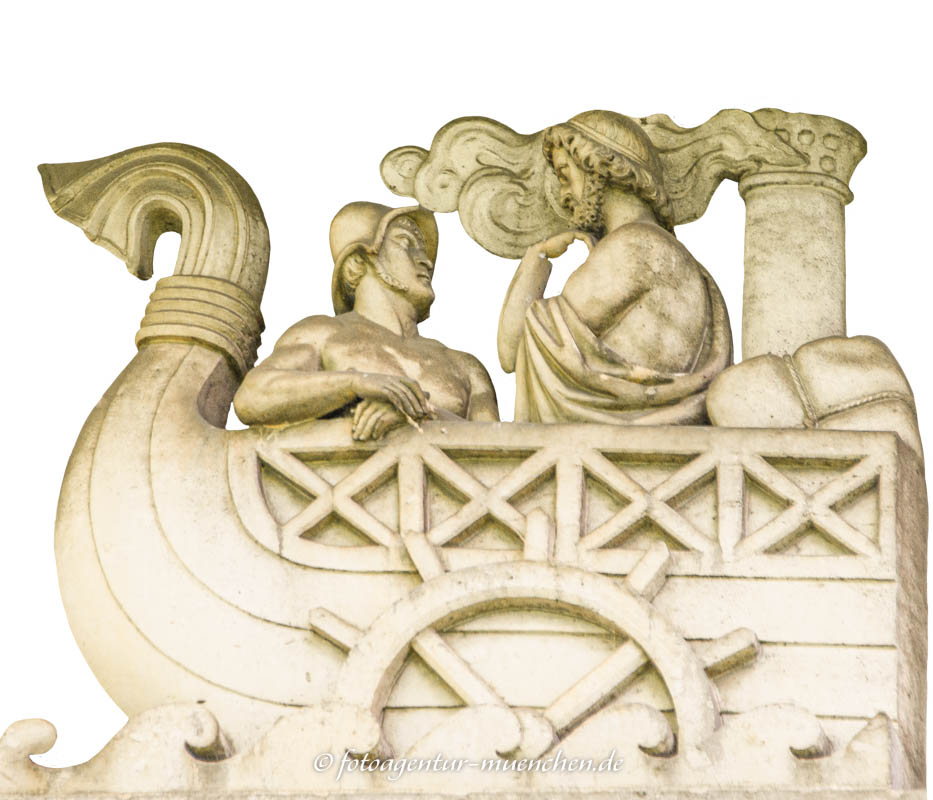 Dampfschiffart – Denkmal/Kunstwerk in München