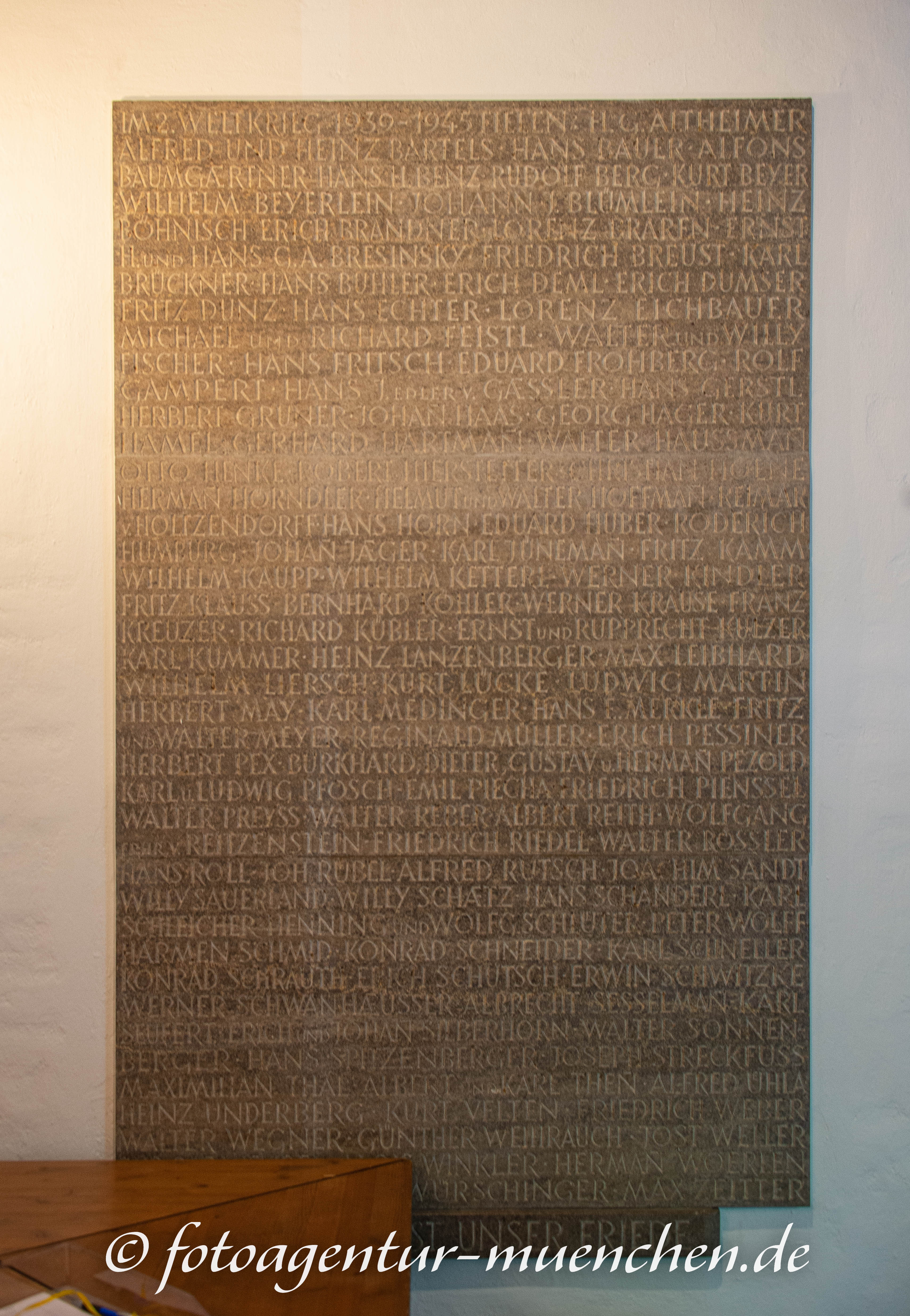 Kriegergedenktafel