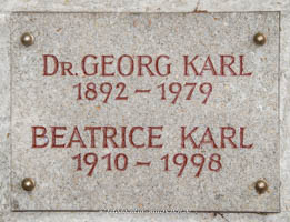 Gerhard Willhalm – Grab - Georg Karl