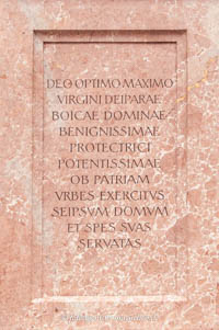 Inschrift Mariensäule