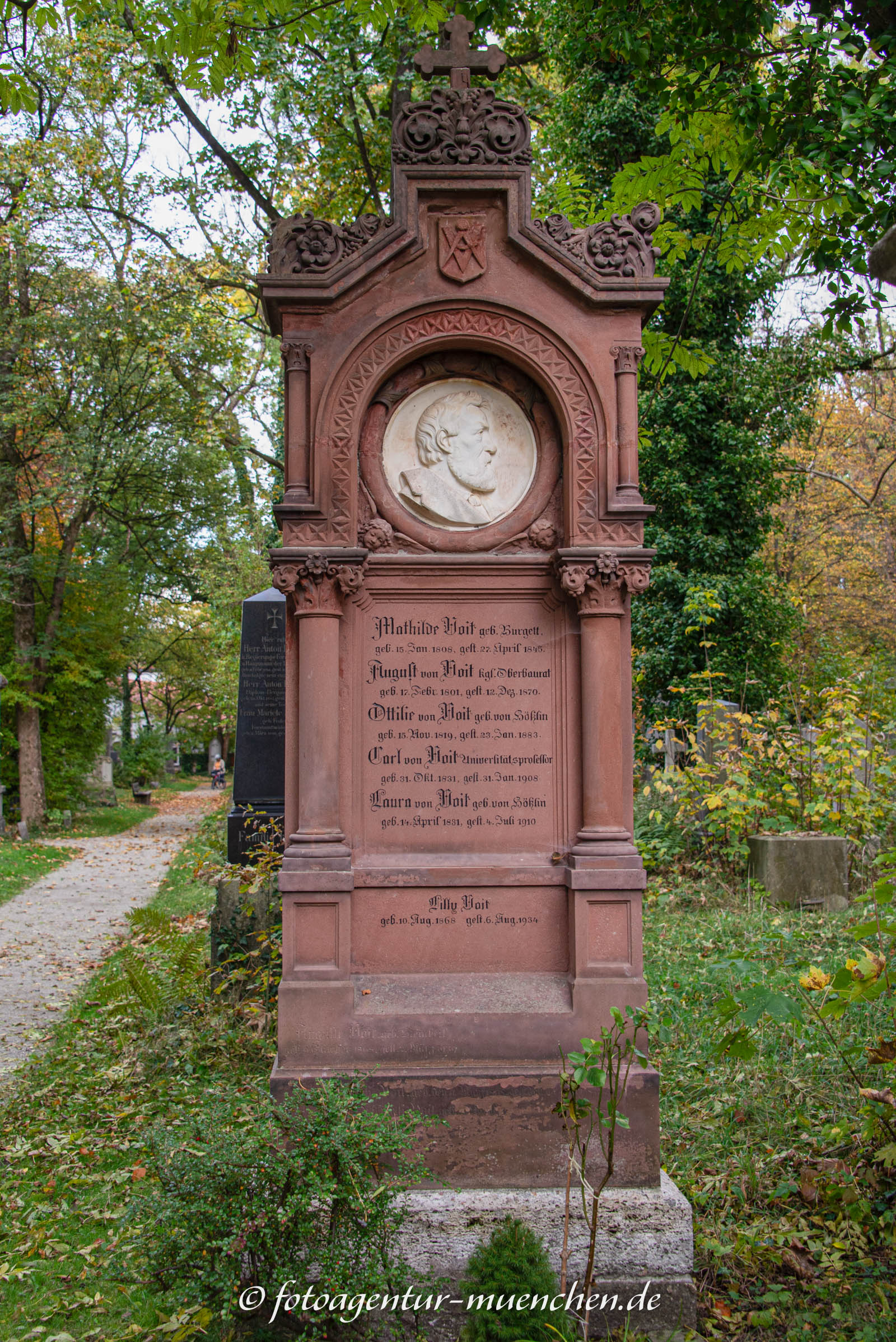 Grab - August von Voit