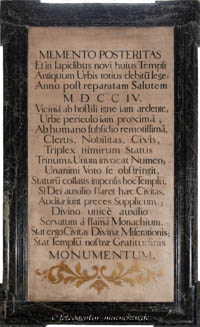  - Dreifaltigkeitskirche - Gedenktafel