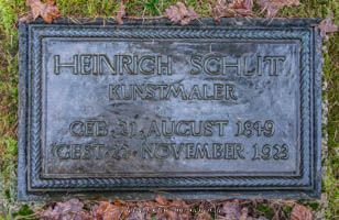 Grabstätte – Heinrich Schlitt
