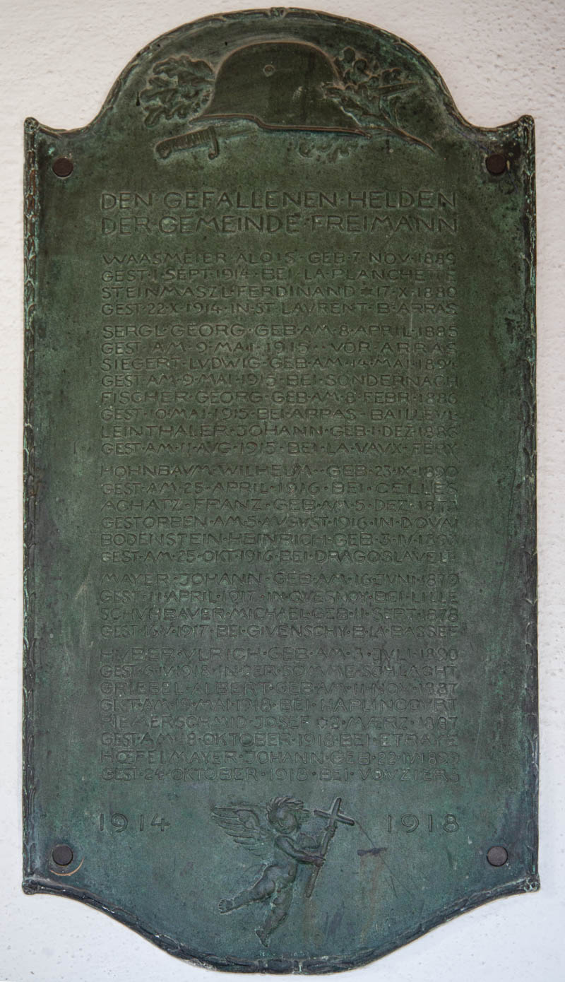 Kriegergedenktafel