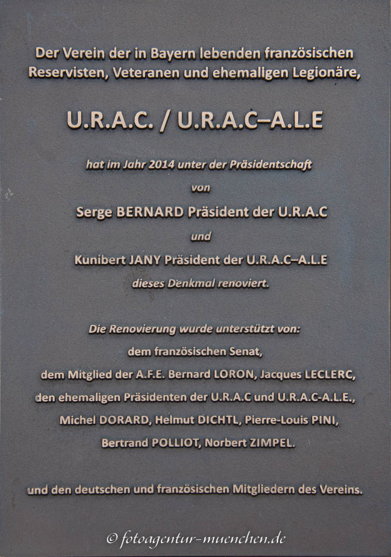 Gedenktafel - Französische Kriegsgefangene 1870/71