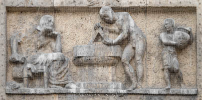 Wackerle Josef - Relief - Architektur