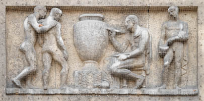 Wackerle Josef - Relief - Malerei