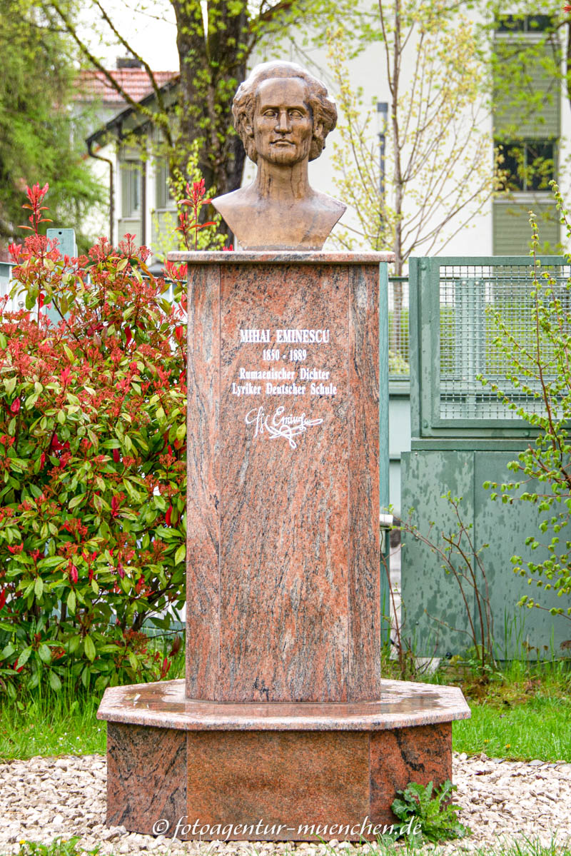Büste - Mihai Eminescu – Denkmal/Kunstwerk in München
