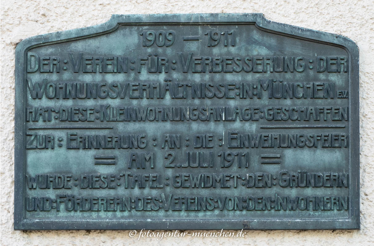 Verein für Verbesserung der Wohnungsverhältnisse in München – Denkmal/Kunstwerk in München