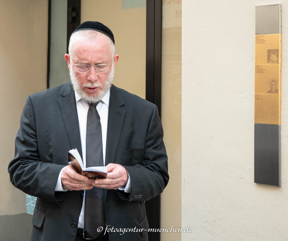 Gerhard Willhalm - Erinnerungszeichen - Rabbiner Shmuel Aharon Brodman