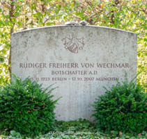Gerhard Willhalm – Grab - Rüdiger von Wechmar