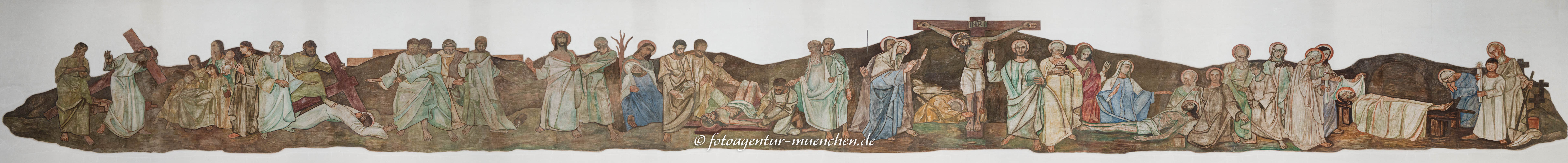 Fresco - Kreuzwegfries – Denkmal/Kunstwerk in München