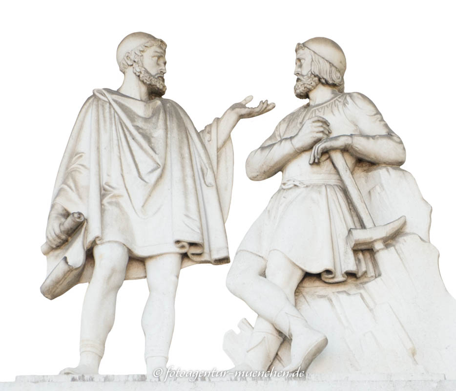 Bergbau – Denkmal/Kunstwerk in München