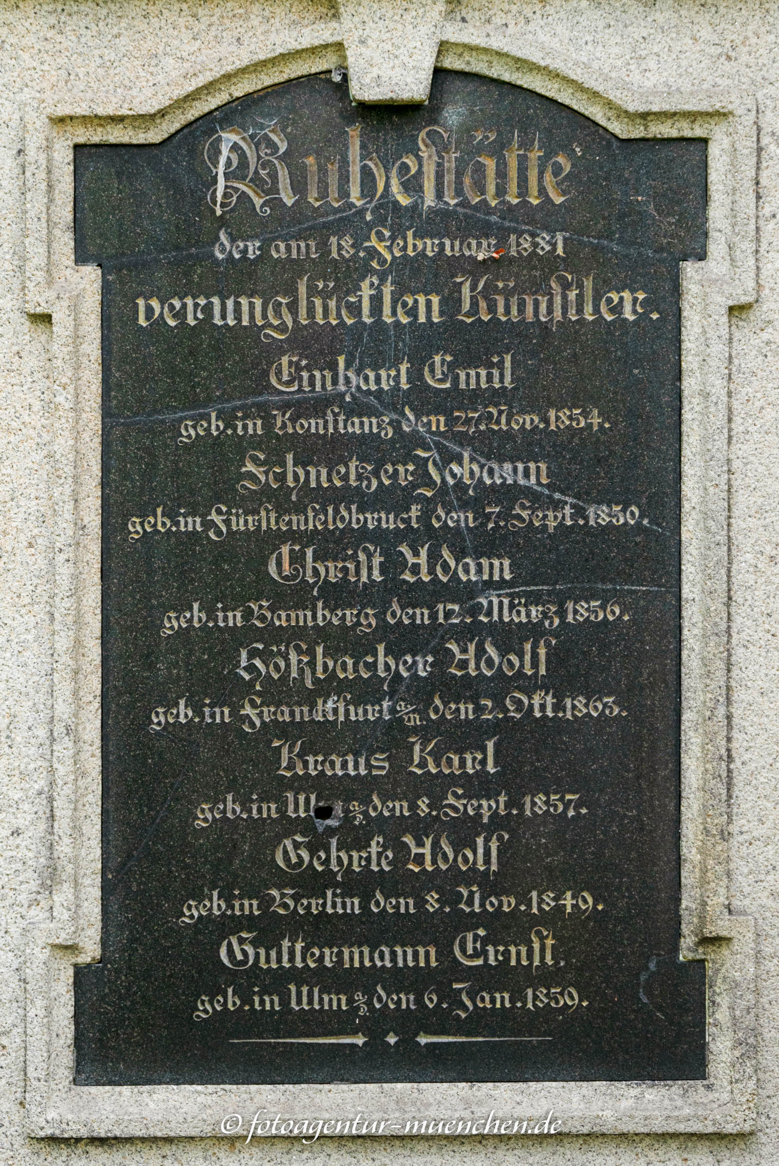 Grabanlage - Opfer der Koloseum-Katastrophe