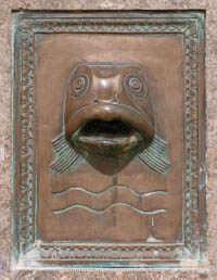 Brunnen - Detail – Foto aus München