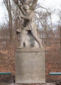 Jäger mit Hund