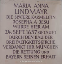 - Gedenktafel Maria Anna Lindmayr