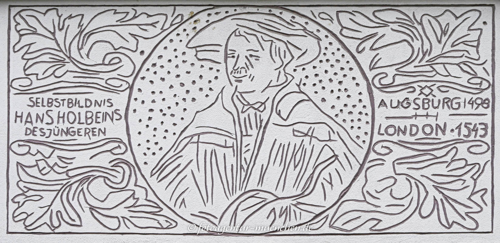 Selbstbildnis Hans Holbein des Jüngeren 
