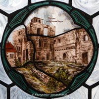 Gerhard Willhalm – Glasfenster - Schloßruine Alzey
