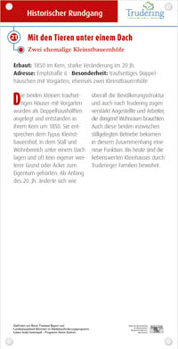 Zwei ehemalige Kleinstbauernhöfe