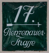 Gerhard Willhalm – Hausnummer - Pienzenauerstraße