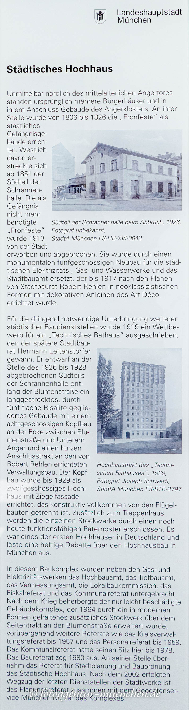 Logo Stadtgeschichte München