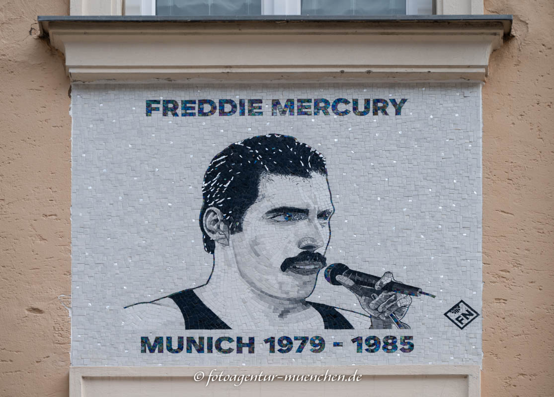 Freddie Mercury – Denkmal/Kunstwerk in München