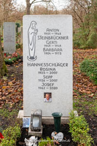 Grabstätte – Joseph Hannesschläger