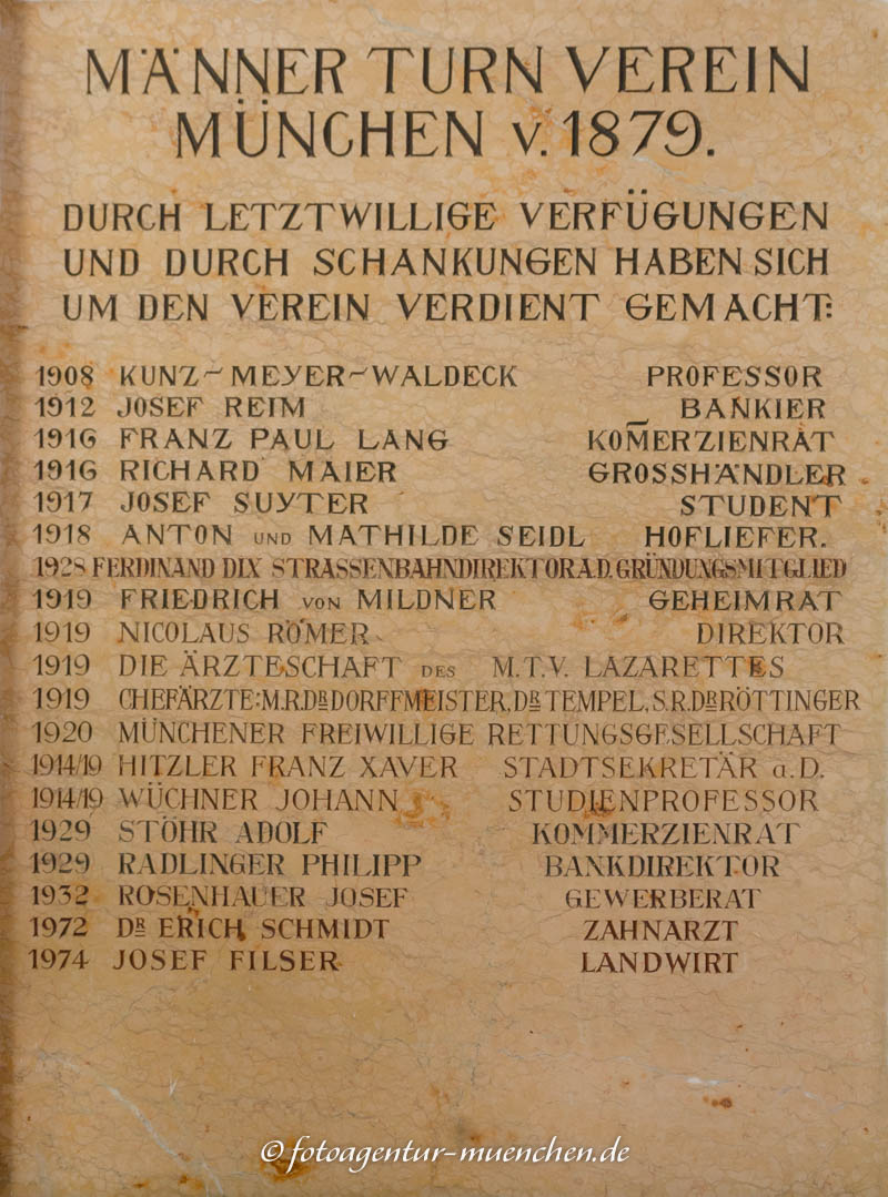 Männer Turn Verein München v. 1979 – Denkmal/Kunstwerk in München